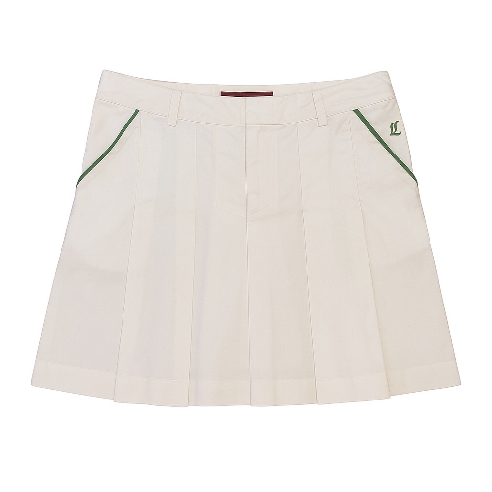 H&M L.O.G.G. White Pleated Tennis Mini Skirt – Size 4